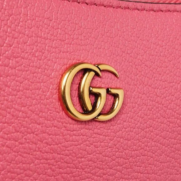 Gucci Pink Leather Double G Aphrodite Mini Shoulder Bag - Picture 10 of 11